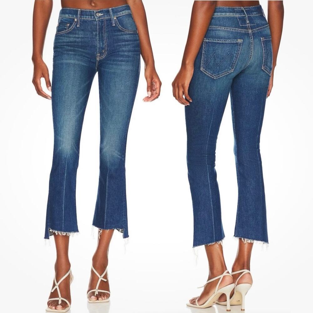 Mother Jeans The Insider Crop Step Fray Women’s Size 26 in Bad Reputation *EUC